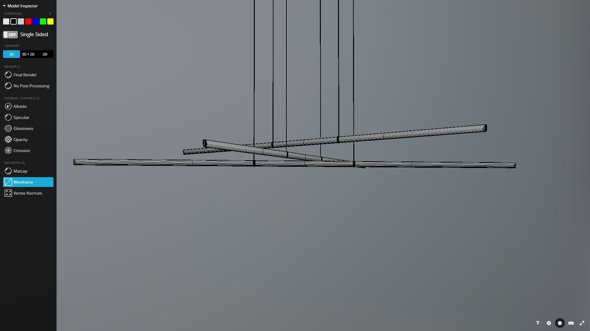 Minimalistic Interior Light Design Lighting Low-poly 3D model_5