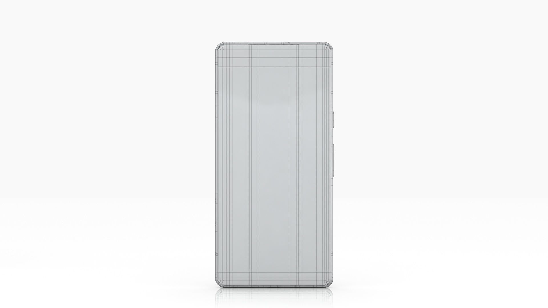 Google Pixel 7a Charcoal Low-poly 3D model_14