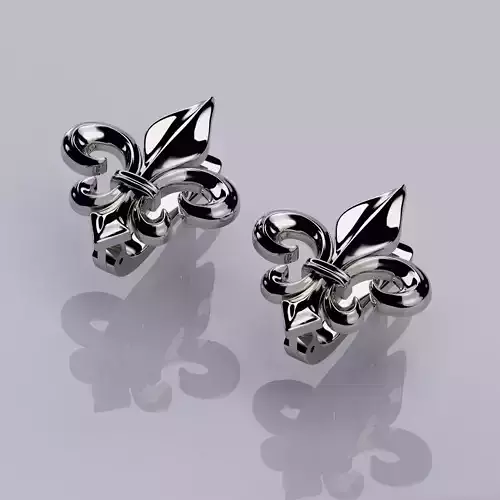 Earrings Fleur De Lis