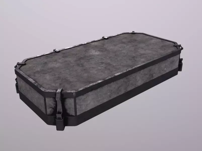 Arch Platform Floor Low-poly 3D model_0