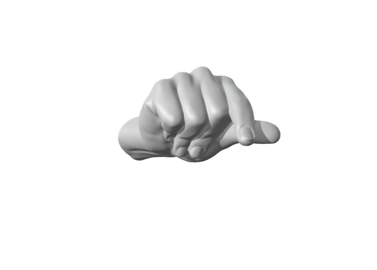 Finger Heart - Hand Heart 3D print model_2