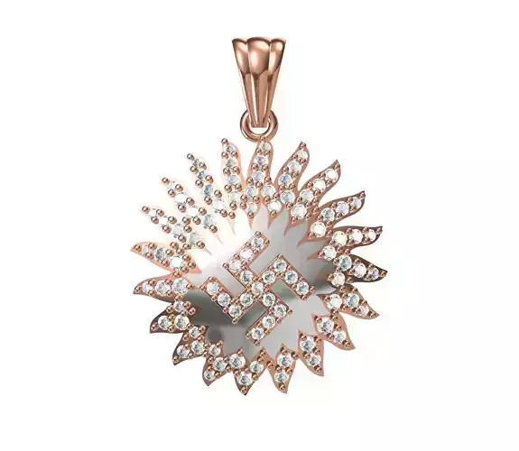 Women Unique Pendant STL JCD Details