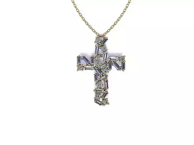 cross pendant S242