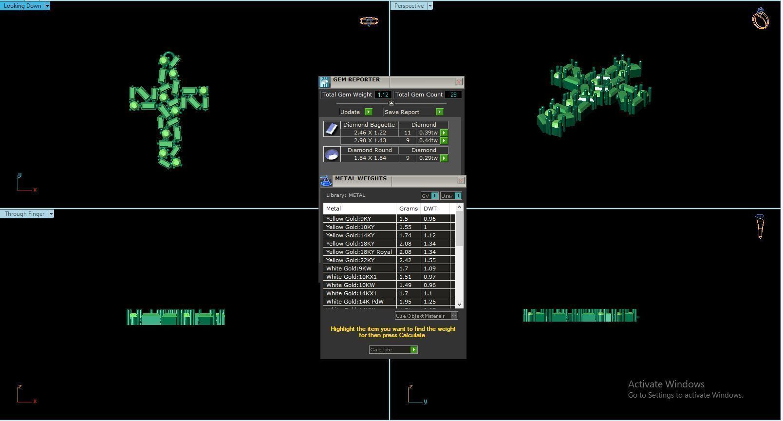 cross pendant S242 3D print model_5