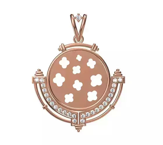 Women Unique Pendant STL JCD Details