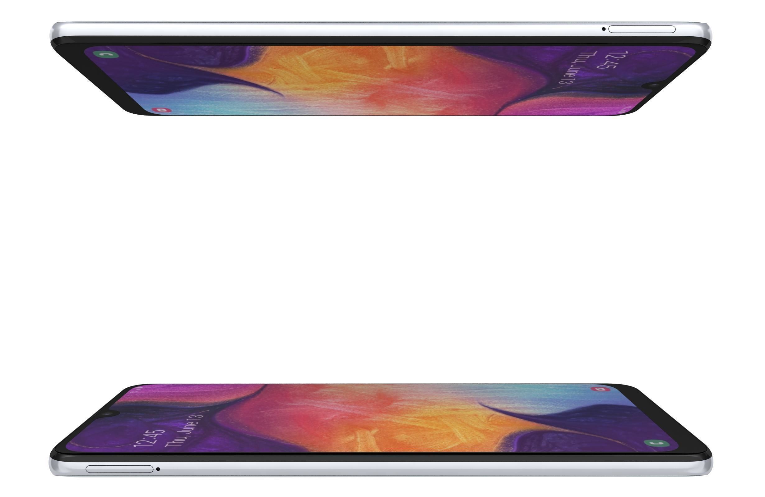 Samsung Galaxy A50 All Colors Low-poly 3D model_34