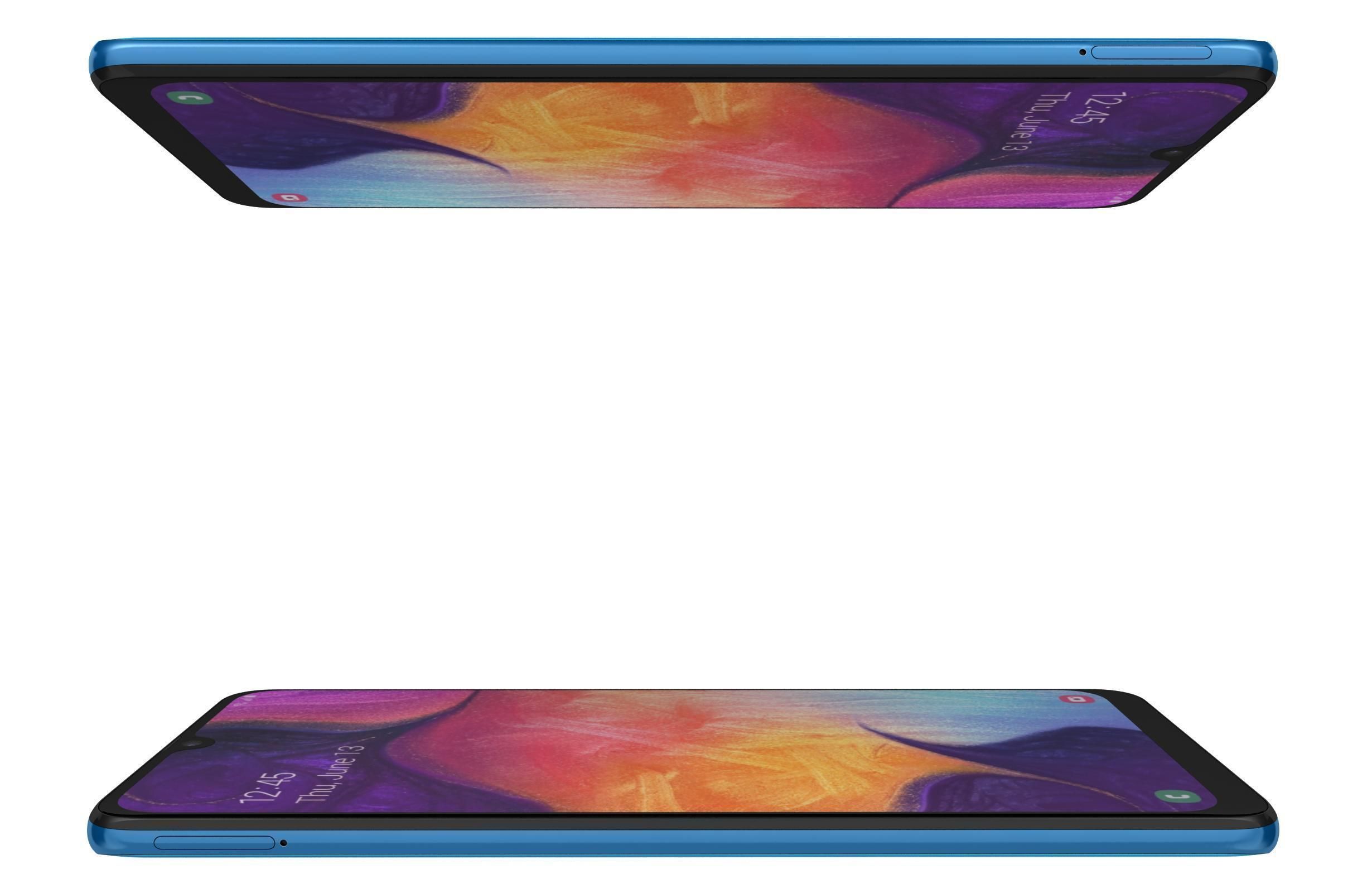 Samsung Galaxy A50 All Colors Low-poly 3D model_23