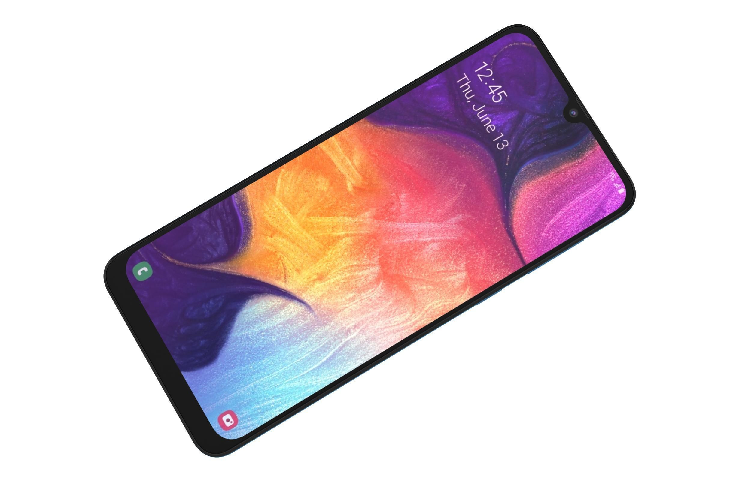Samsung Galaxy A50 All Colors Low-poly 3D model_24