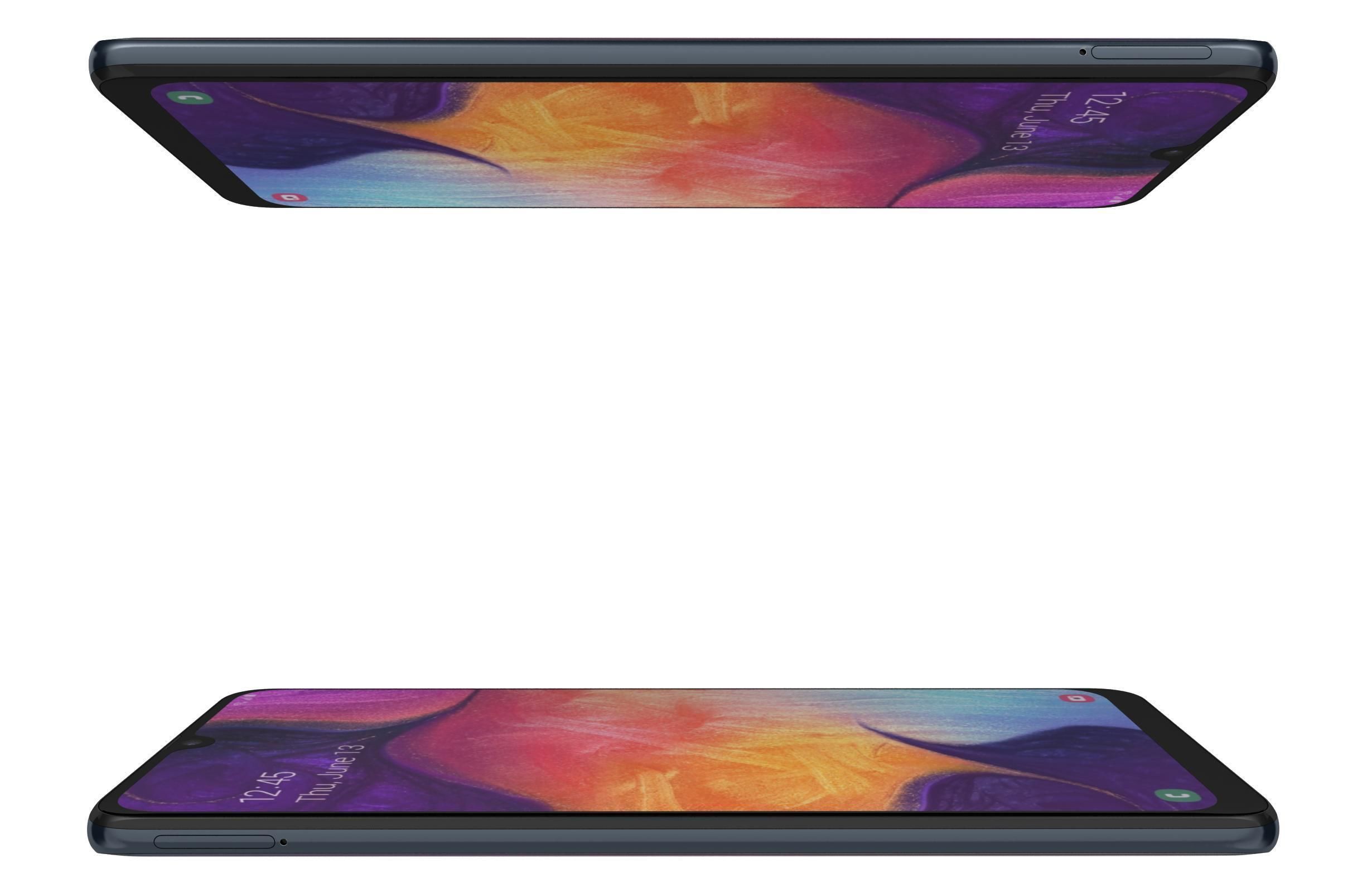 Samsung Galaxy A50 All Colors Low-poly 3D model_12