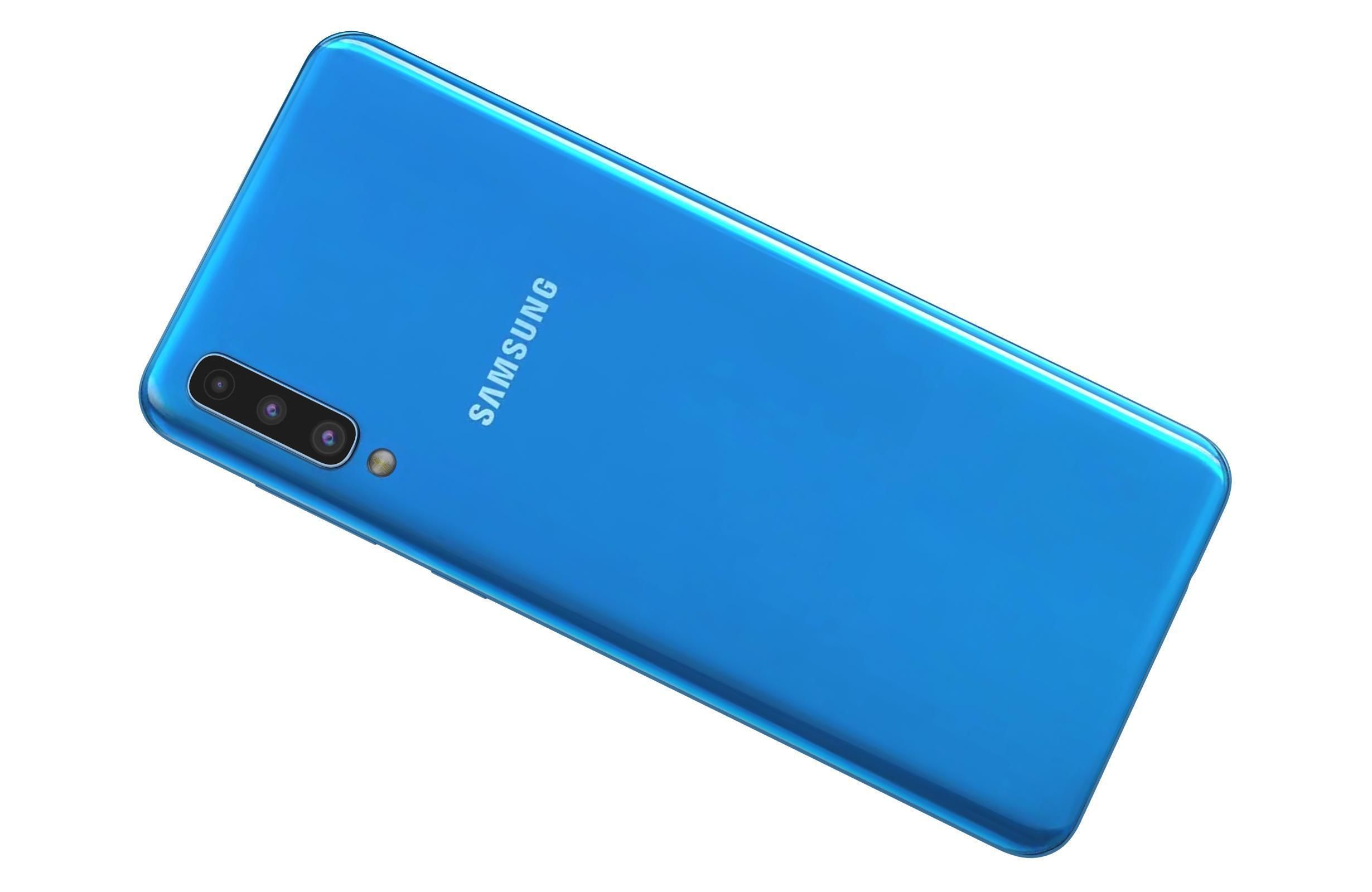 Samsung Galaxy A50 All Colors Low-poly 3D model_25