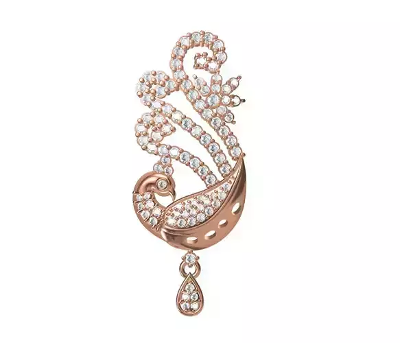 Women Unique Pendant STL JCD Details