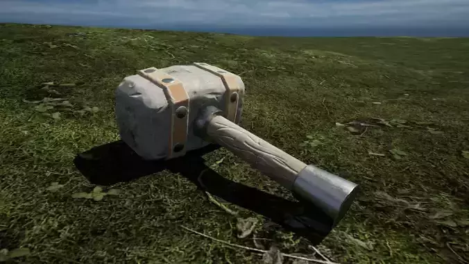 Stone Destroyer Free low-poly 3D model