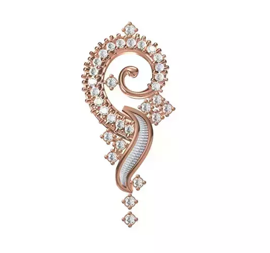 Women Unique Pendant STL JCD Details