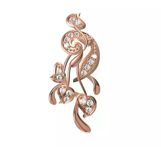 Women Unique Pendant STL JCD Details