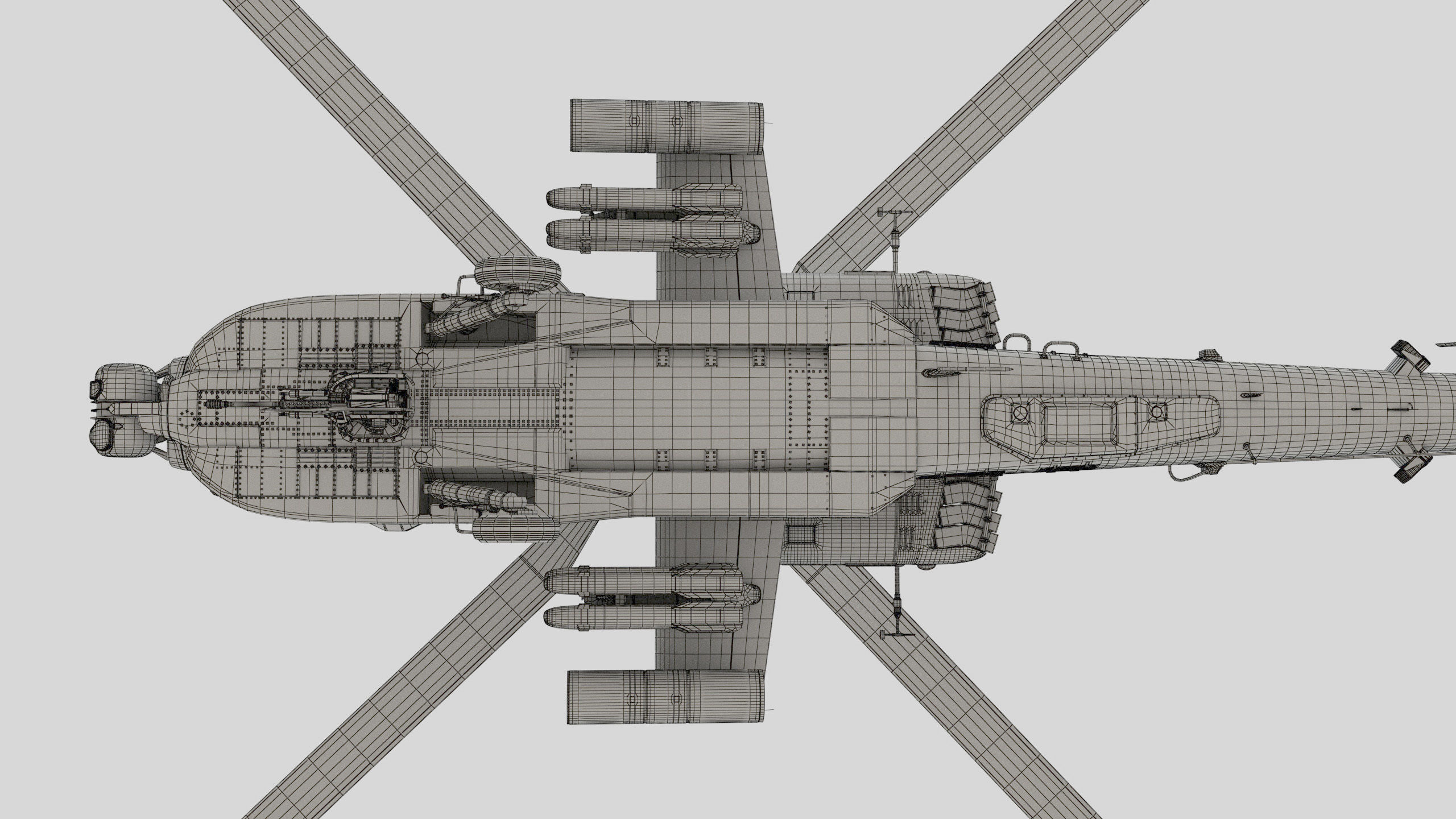 Ah64 Longbow Apache helicopter 3D model_10