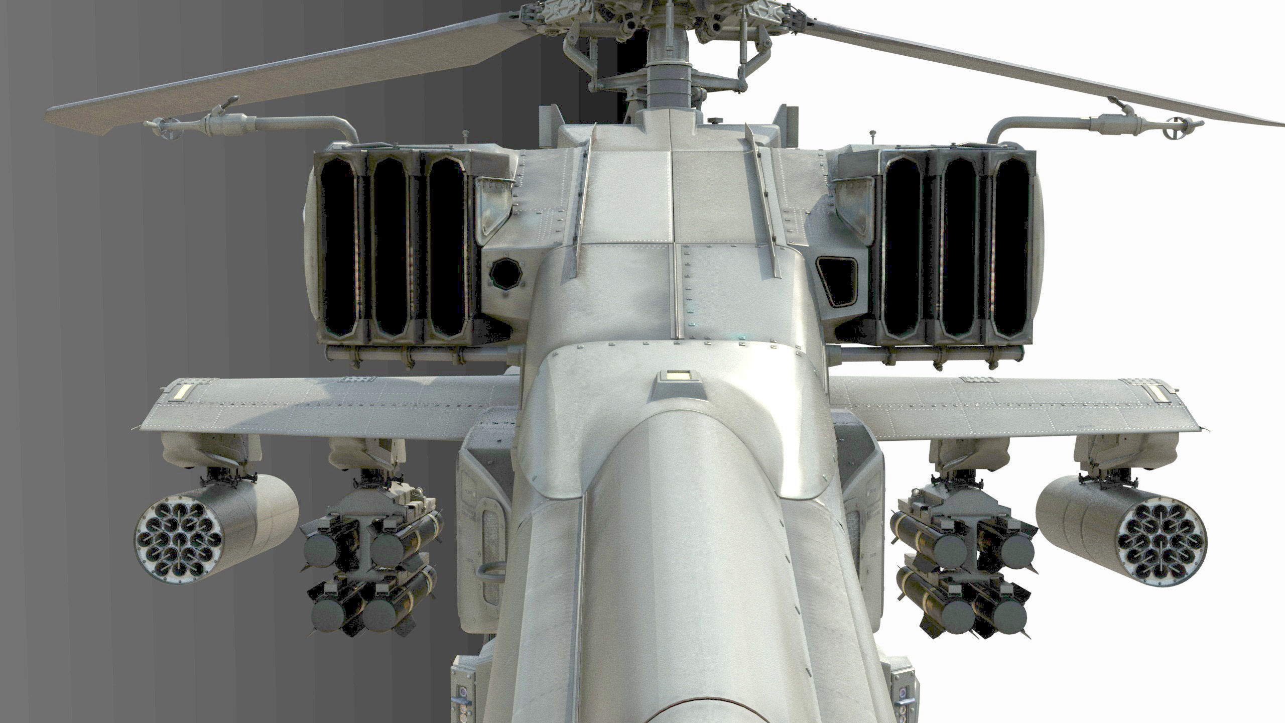 Ah64 Longbow Apache helicopter 3D model_15