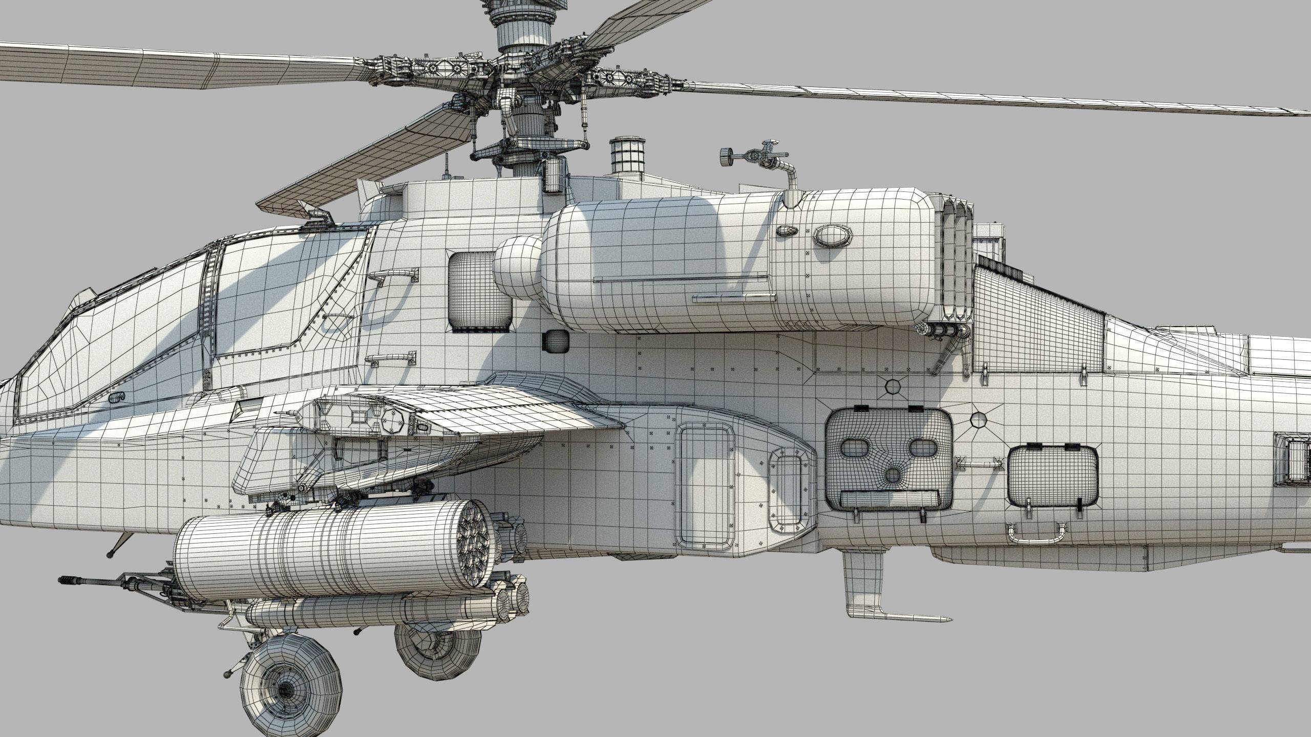 Ah64 Longbow Apache helicopter 3D model_18