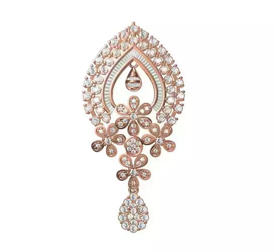 Women Unique Pendant STL JCD Details