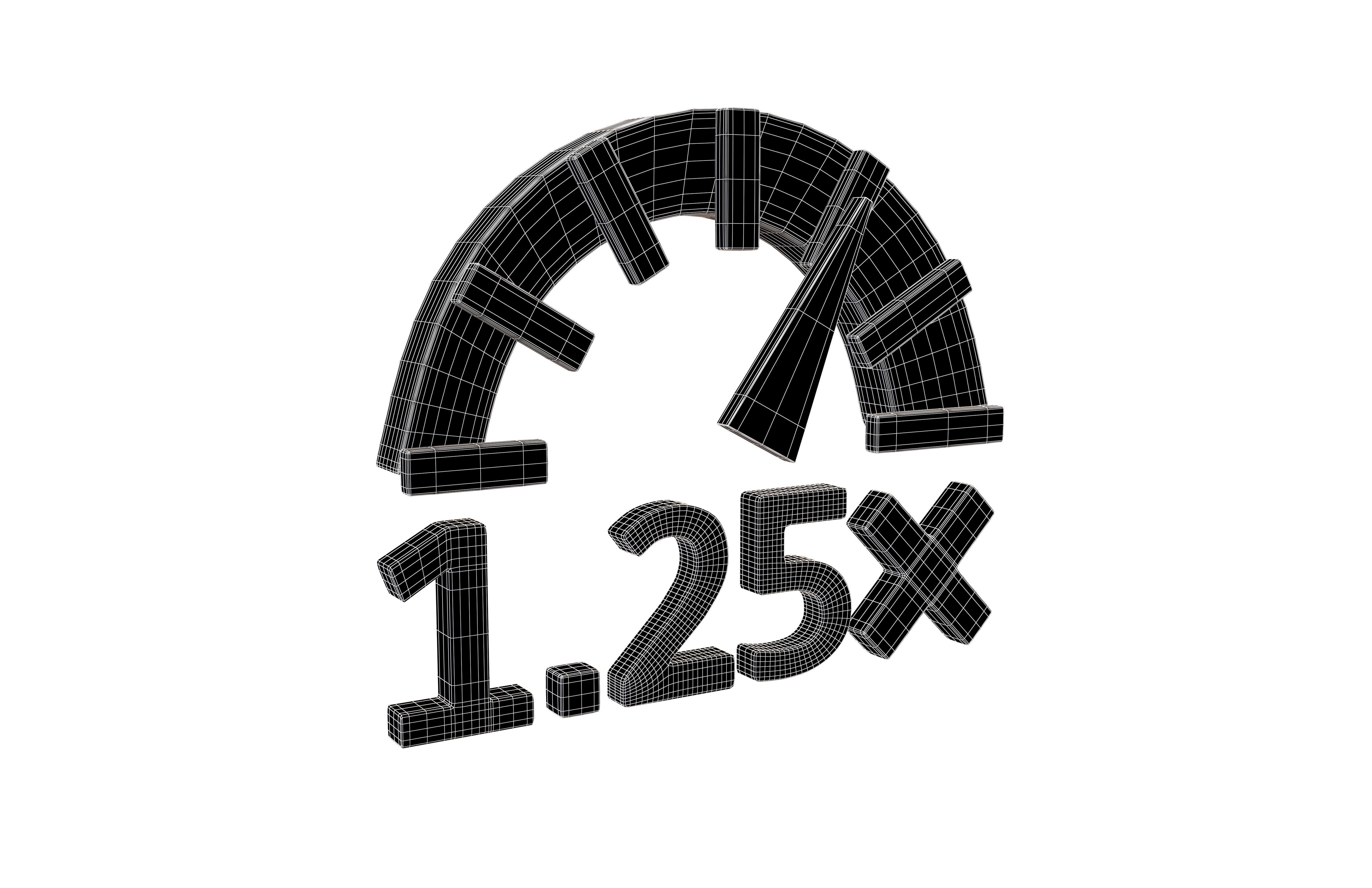 Speed Symbol Mega V1 Pack Vol 1 Low-poly 3D model_70