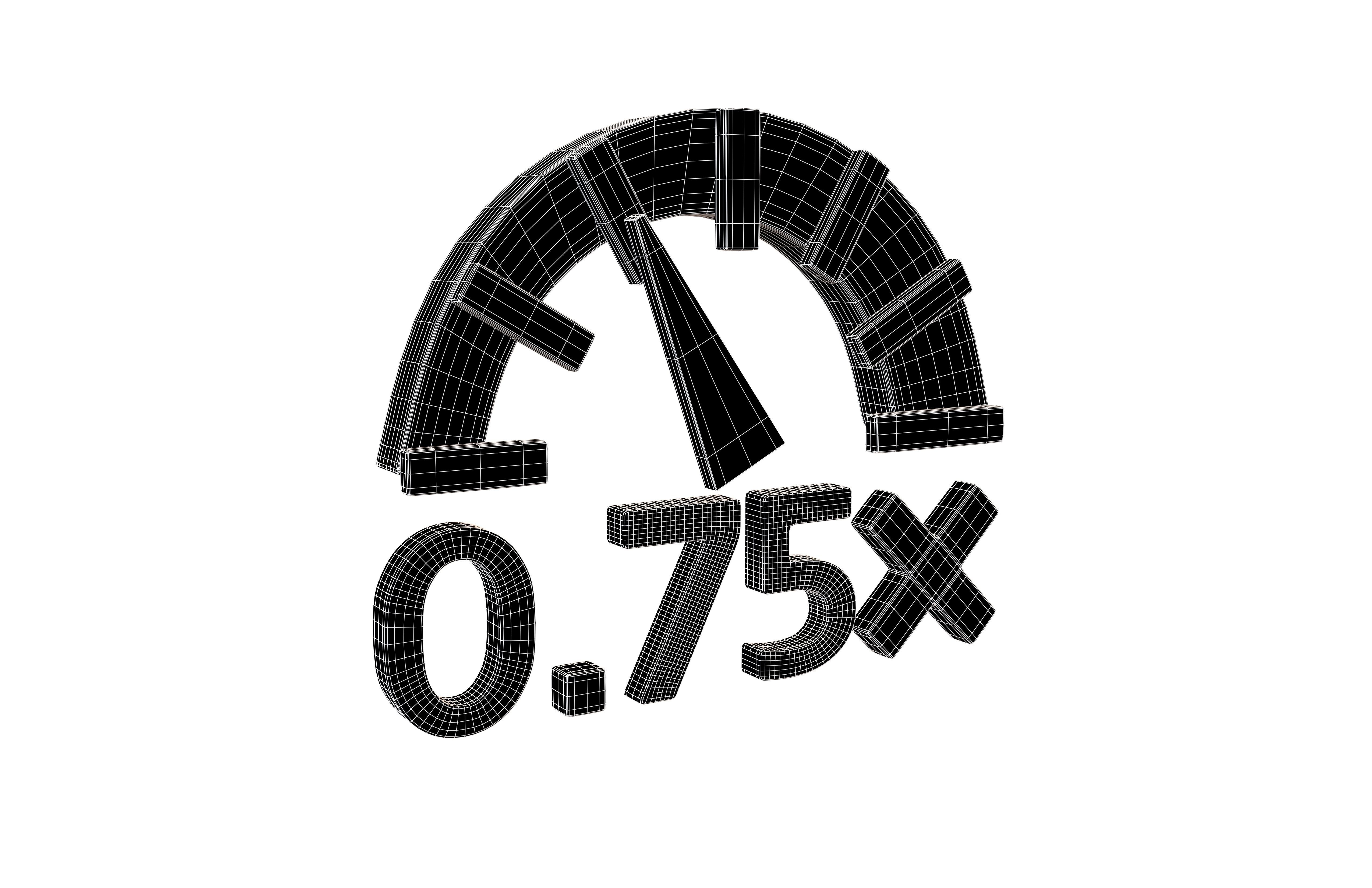 Speed Symbol Mega V1 Pack Vol 1 Low-poly 3D model_40