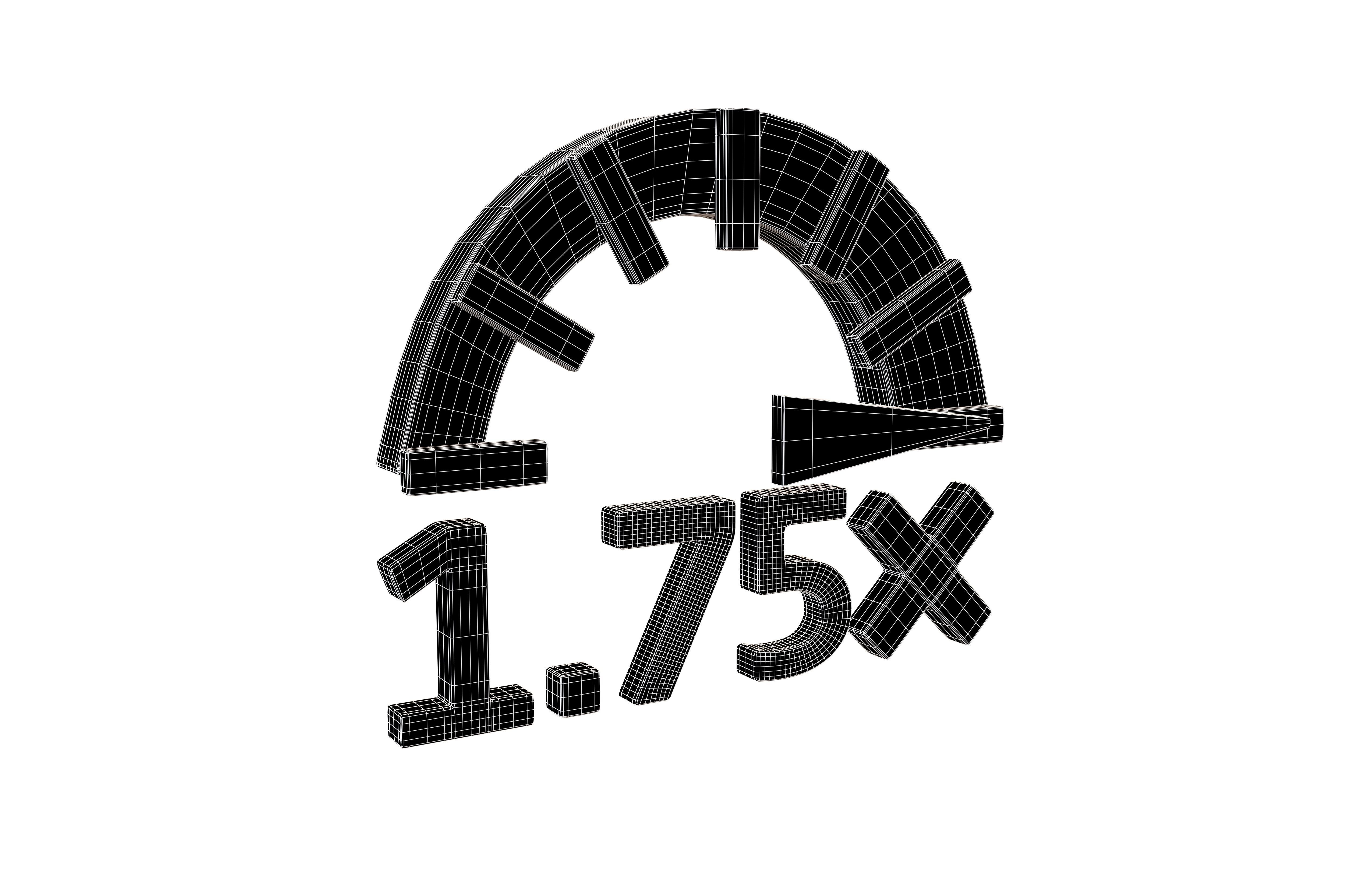 Speed Symbol Mega V1 Pack Vol 1 Low-poly 3D model_101