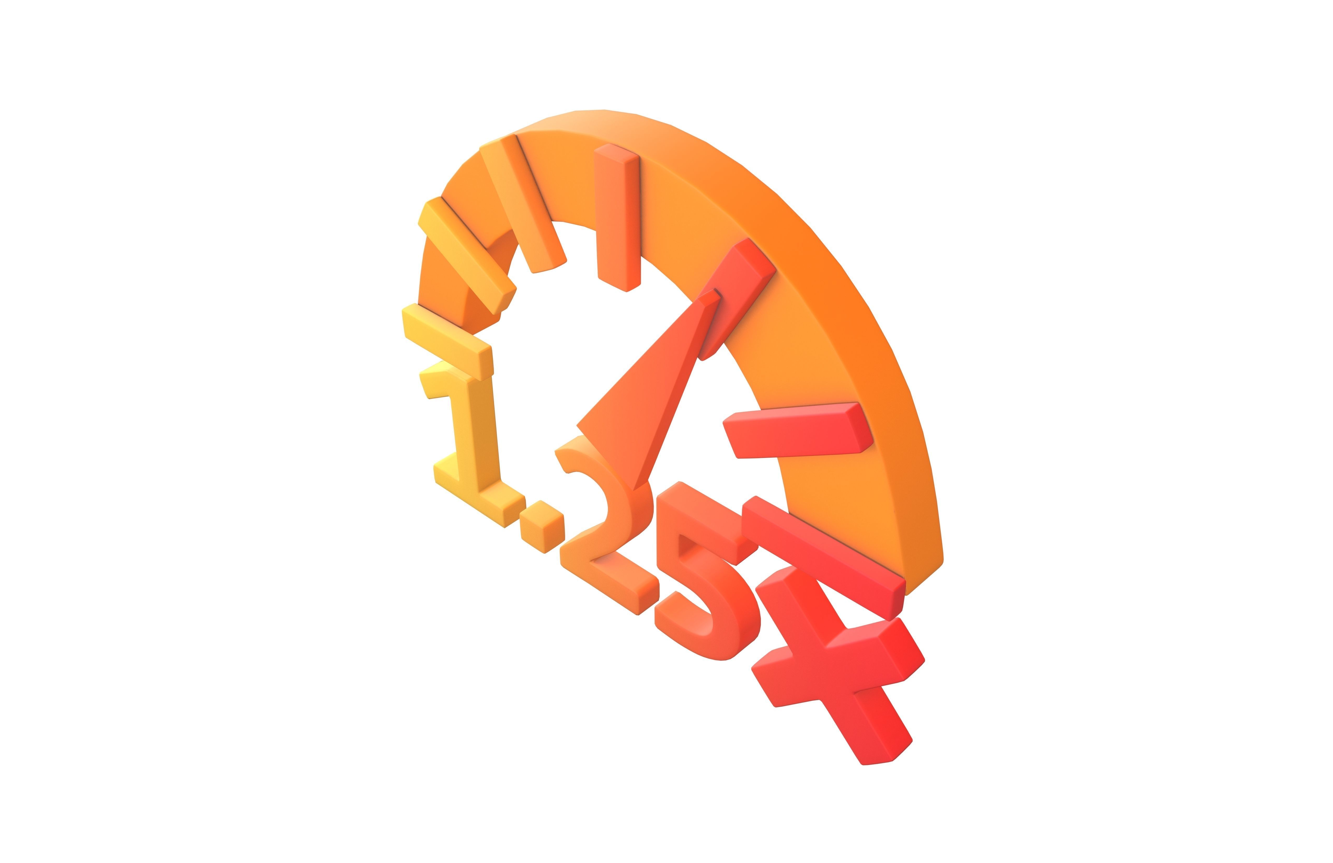 Speed Symbol Mega V1 Pack Vol 1 Low-poly 3D model_79