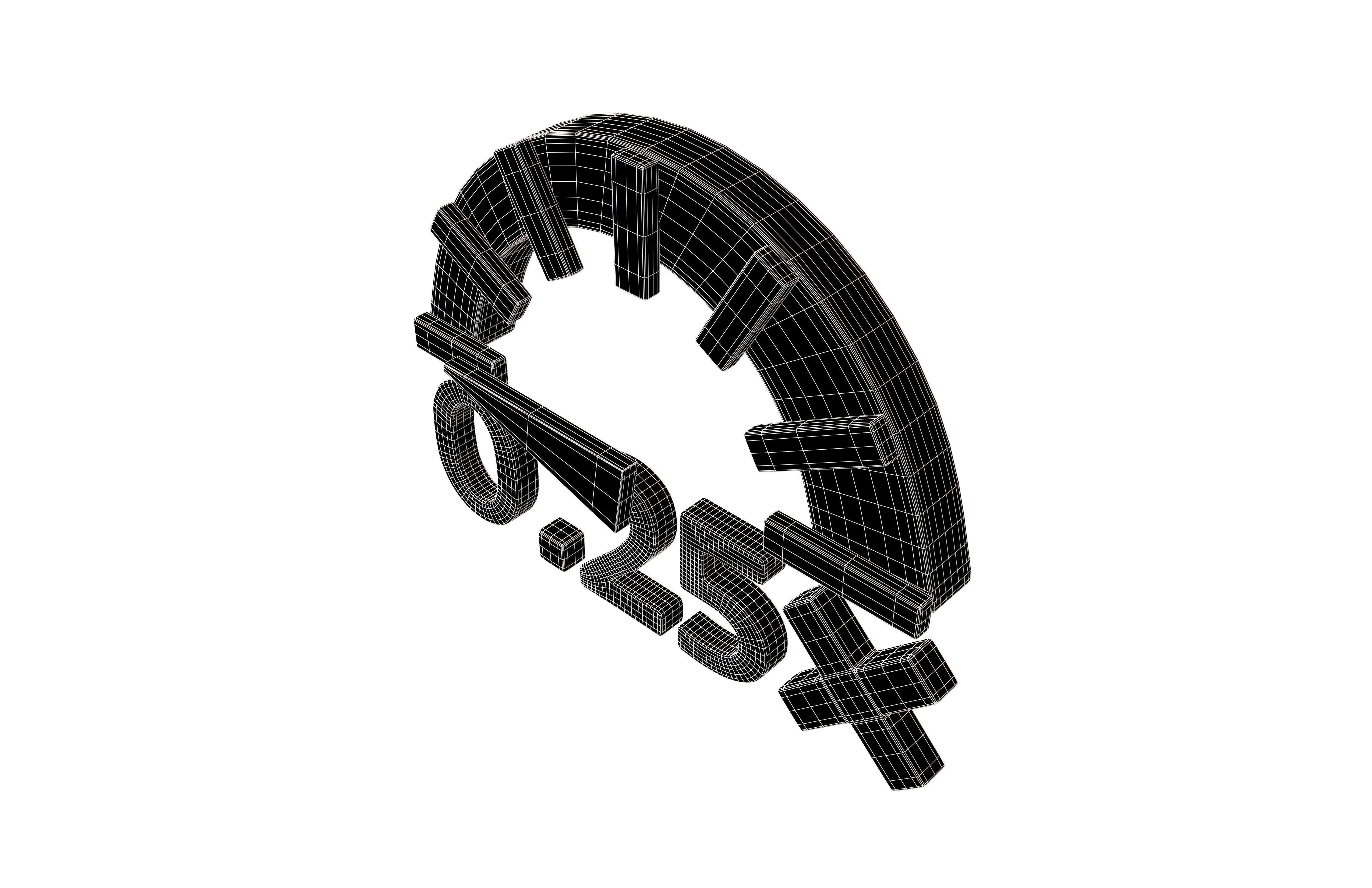 Speed Symbol Mega V1 Pack Vol 1 Low-poly 3D model_6