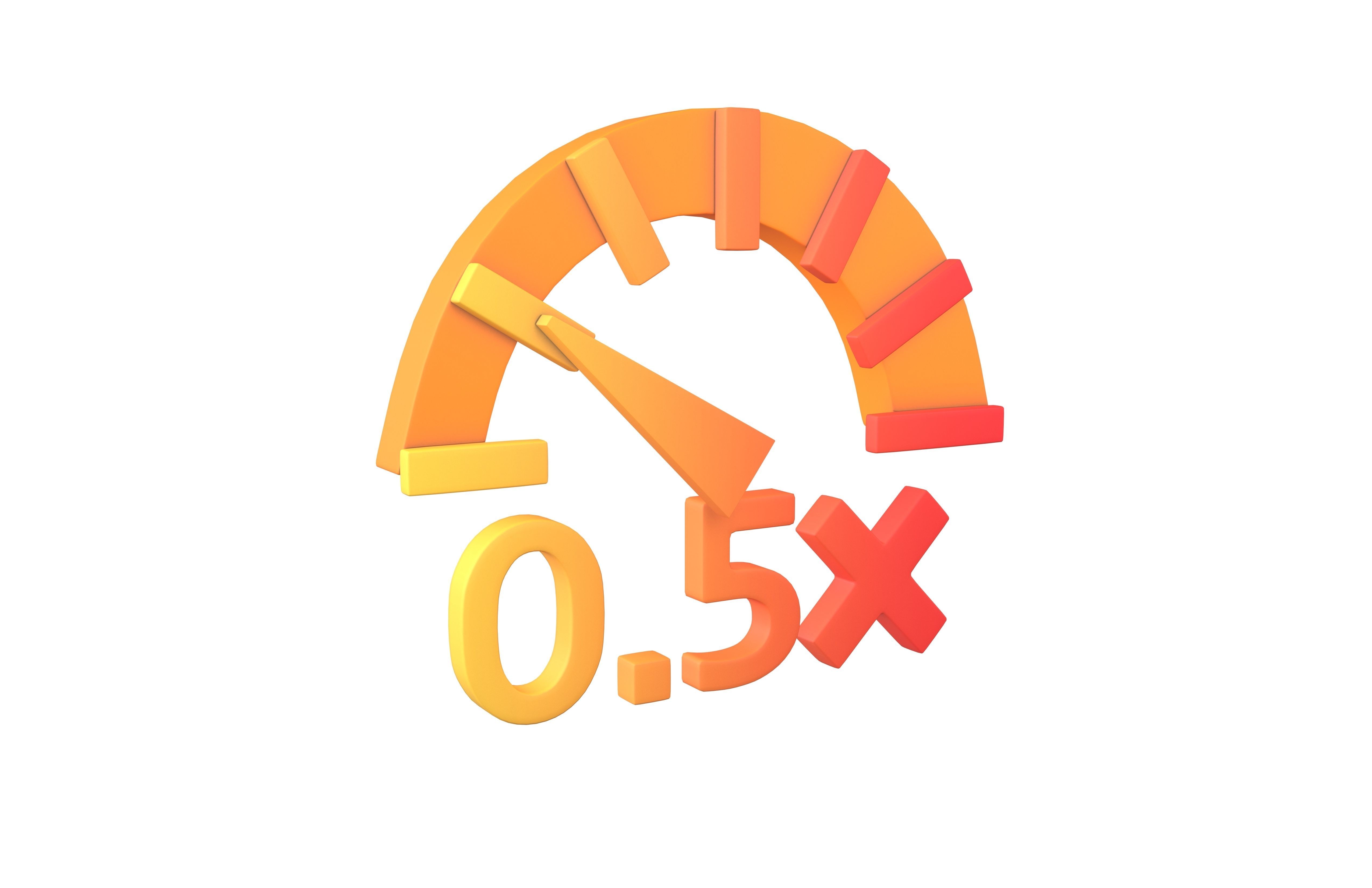 Speed Symbol Mega V1 Pack Vol 1 Low-poly 3D model_29