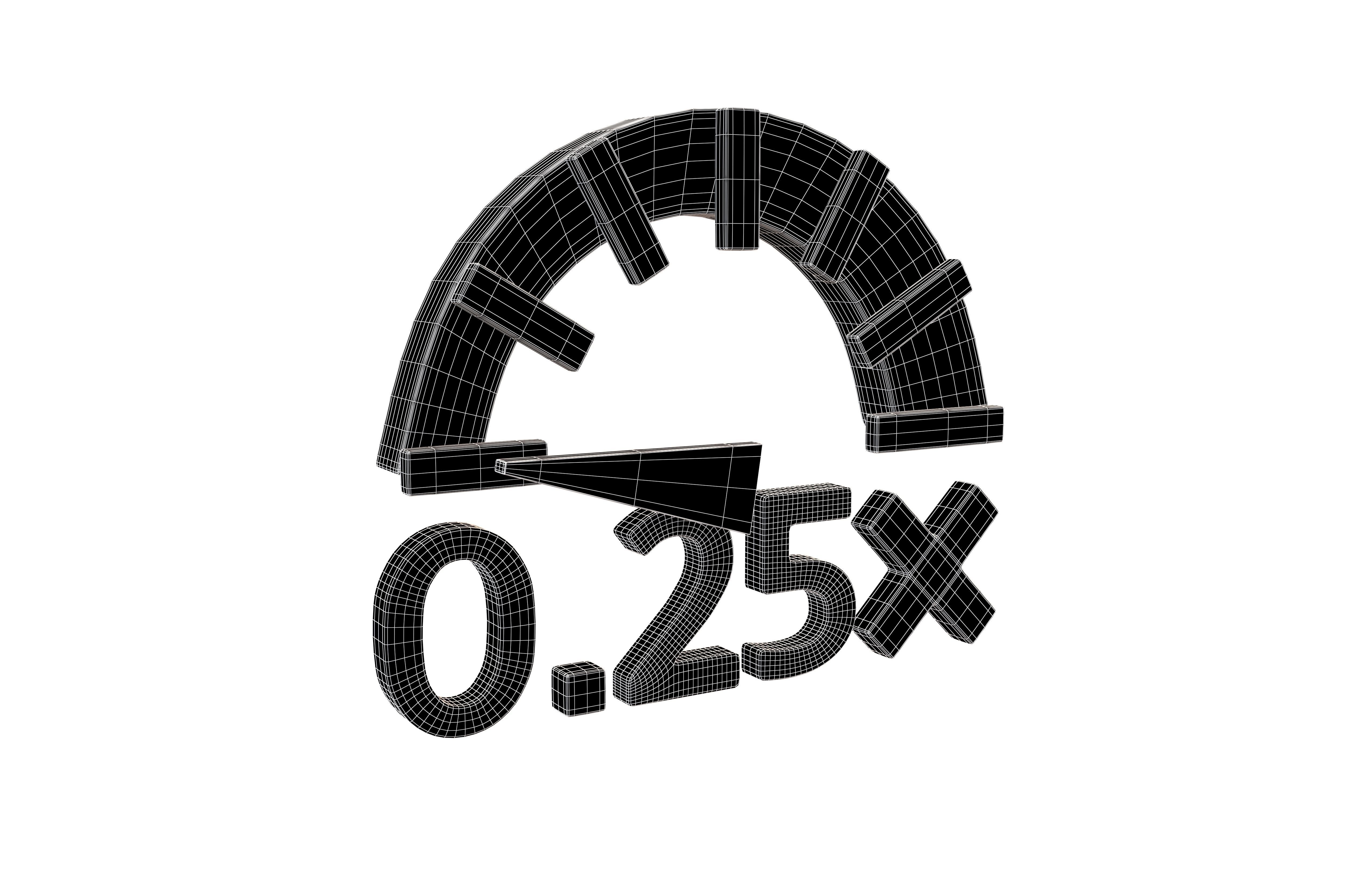 Speed Symbol Mega V1 Pack Vol 1 Low-poly 3D model_8