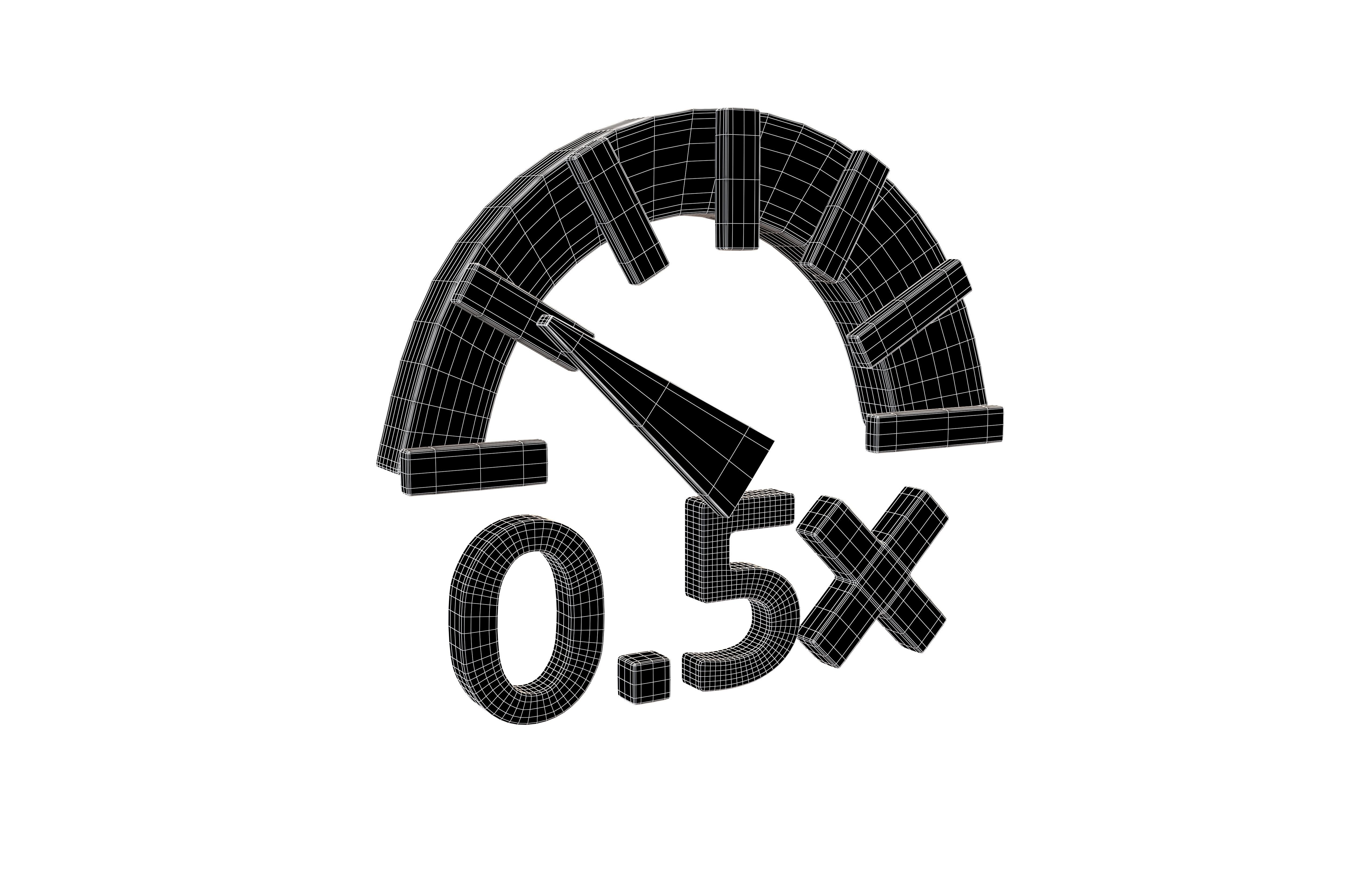 Speed Symbol Mega V1 Pack Vol 1 Low-poly 3D model_22