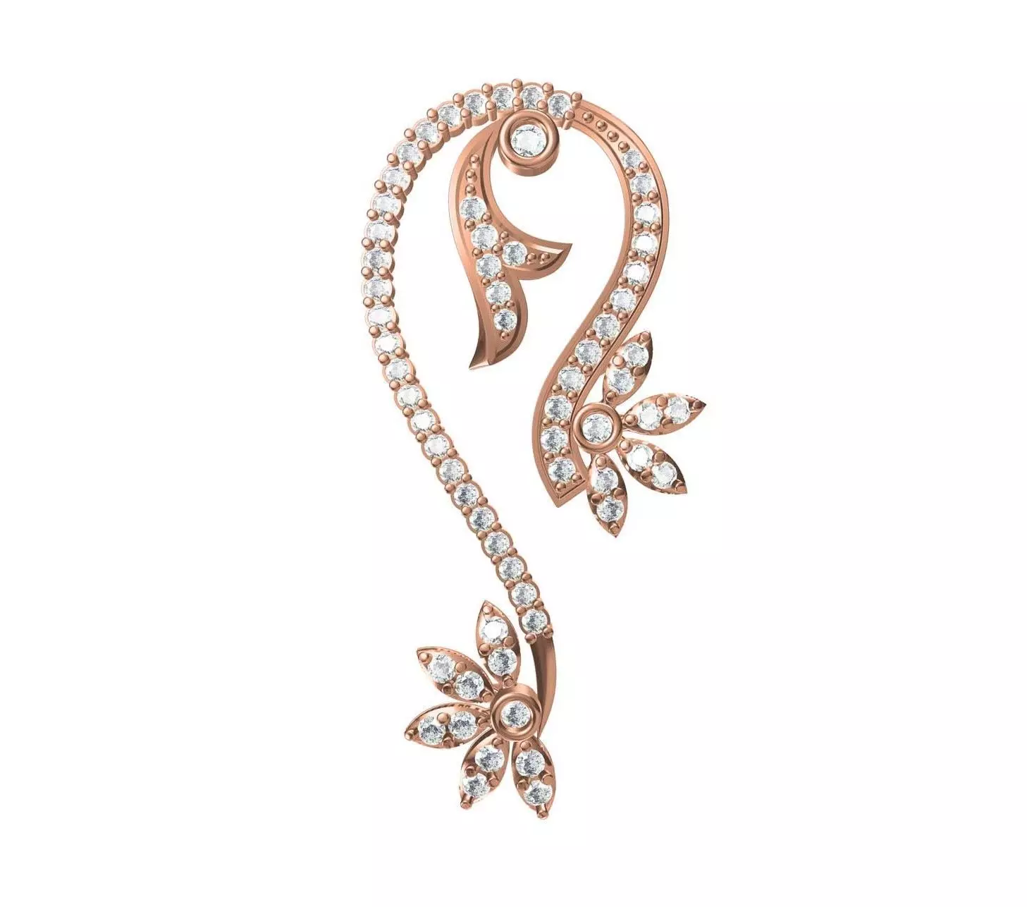 Women Unique Pendant STL JCD Details 3D print model_0