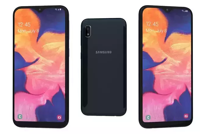 Samsung Galaxy A10e Low-poly 3D model