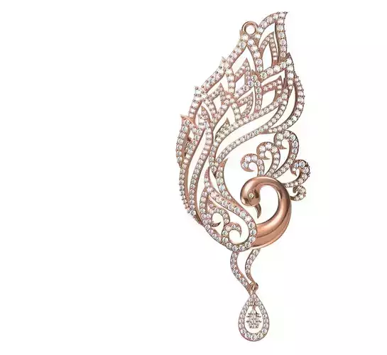 Women Unique Pendant STL JCD Details