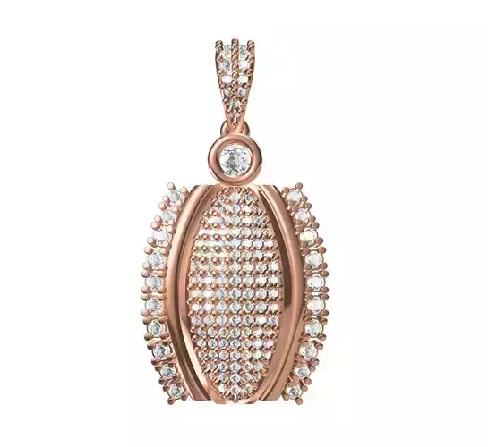 Women Unique Pendant STL JCD Details