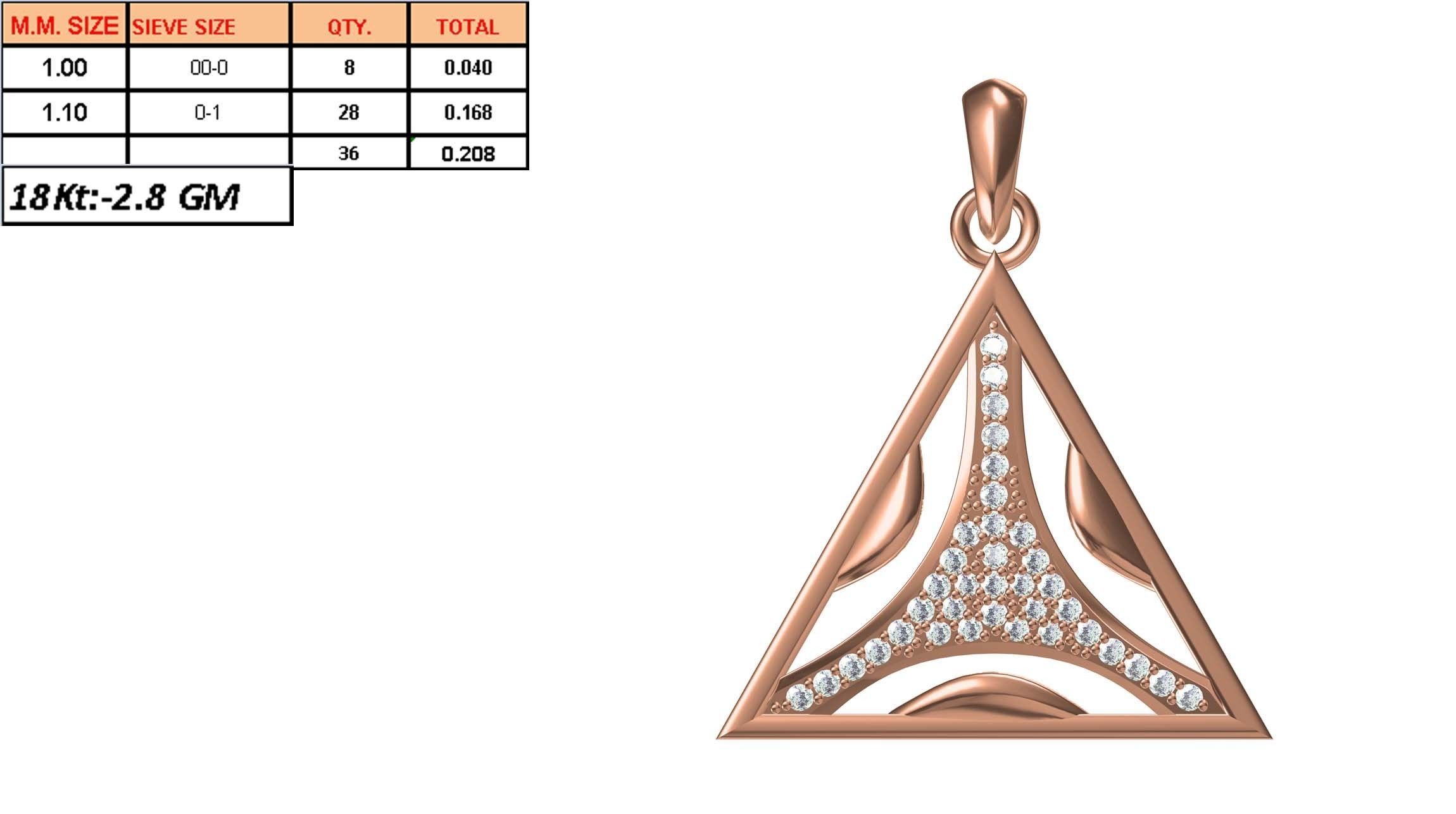 Women Unique Pendant STL JCD Details 3D print model_1