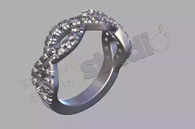 infinity ring 3d model