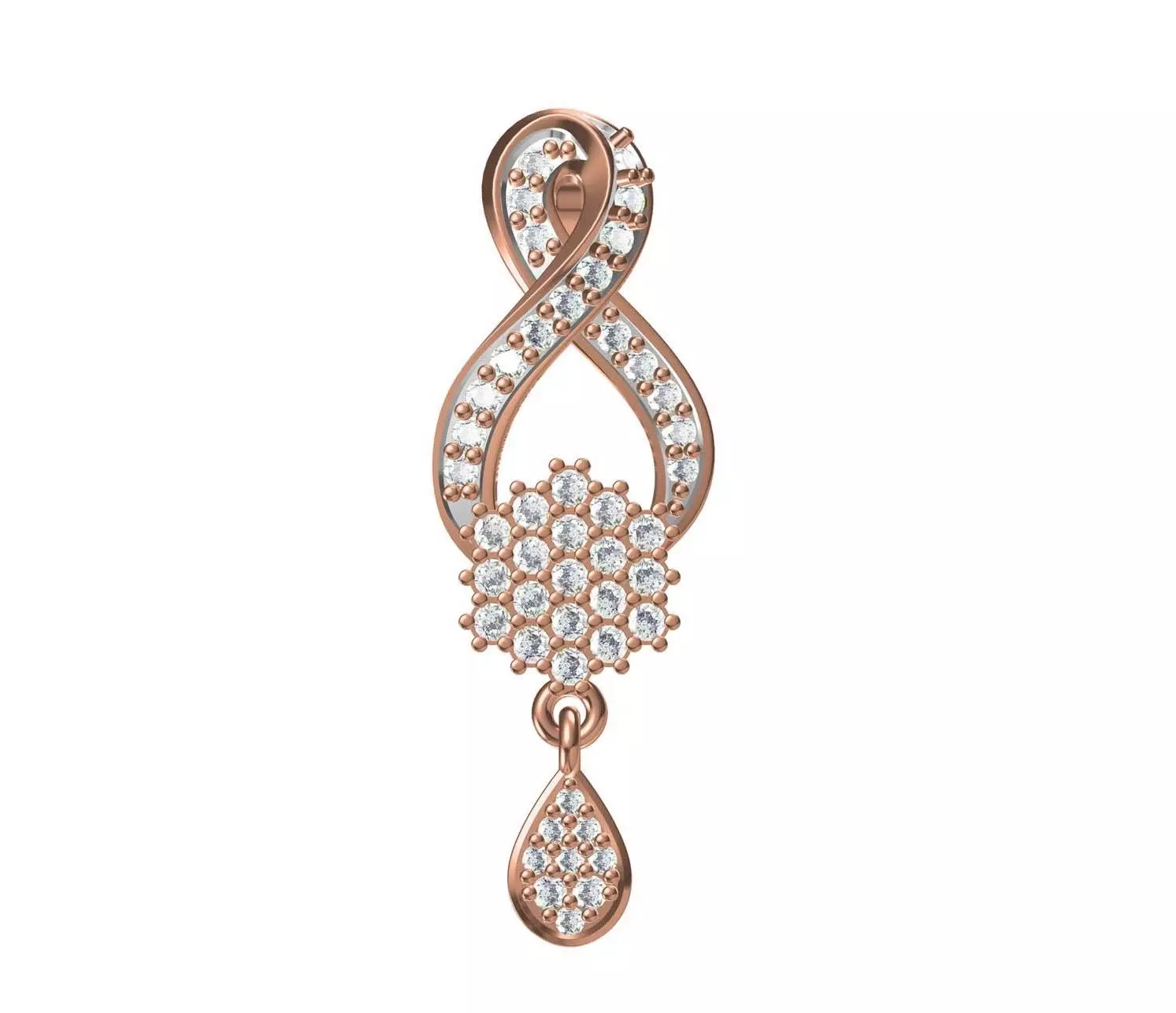Women Unique Pendant STL JCD Details 3D print model_0