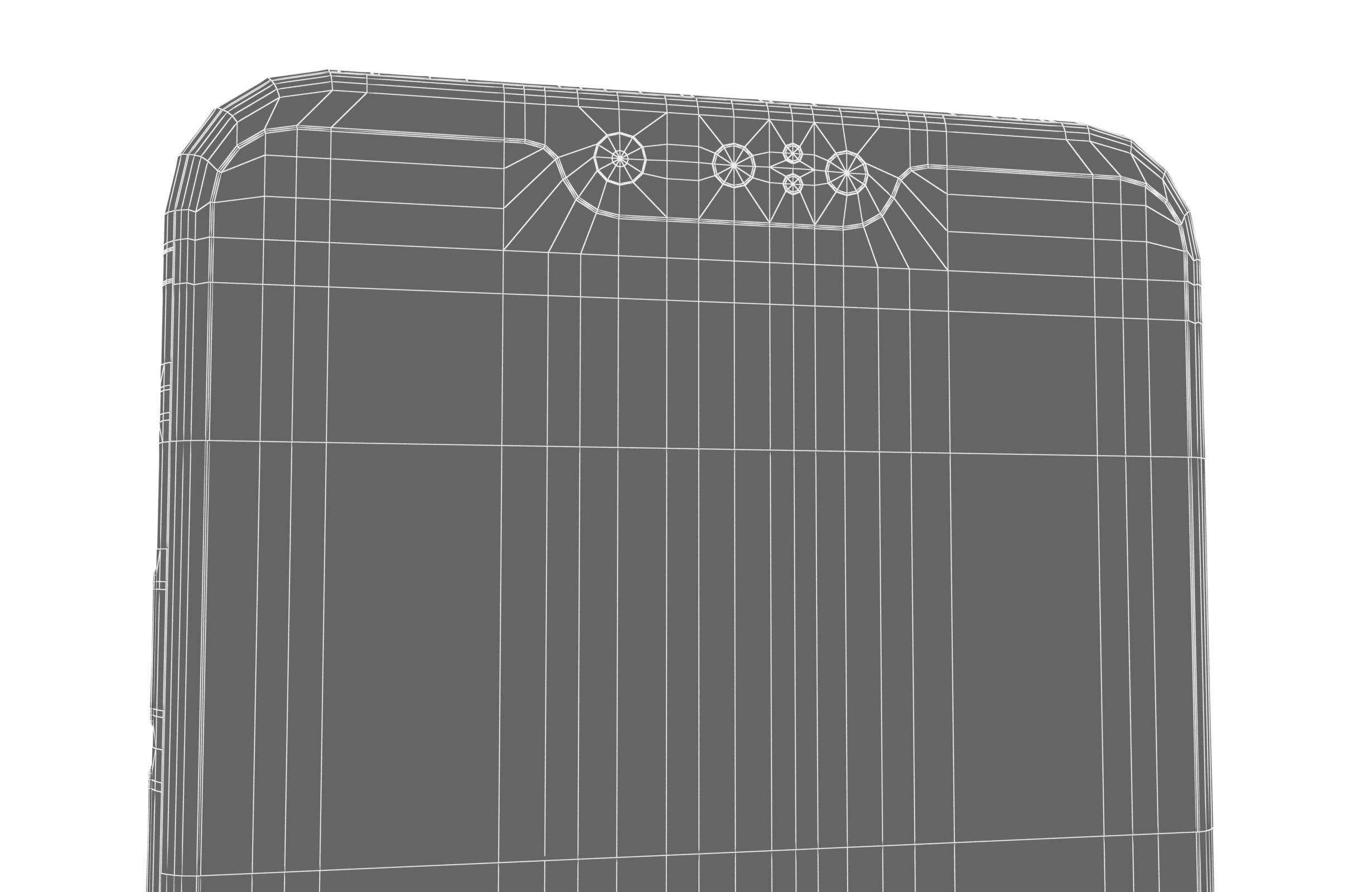 LG G8 ThinQ Gray Low-poly 3D model_18