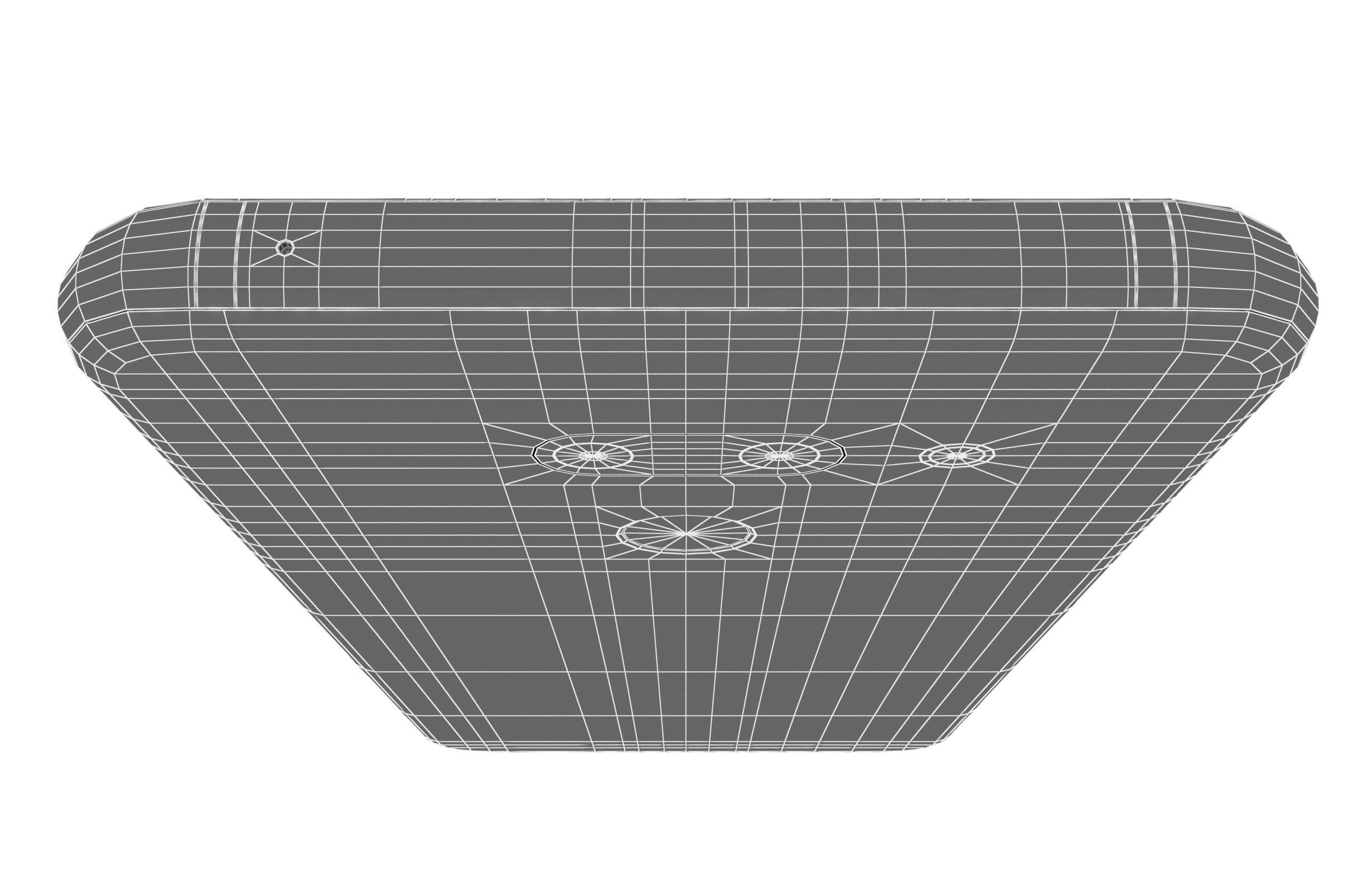 LG G8 ThinQ Red Low-poly 3D model_24