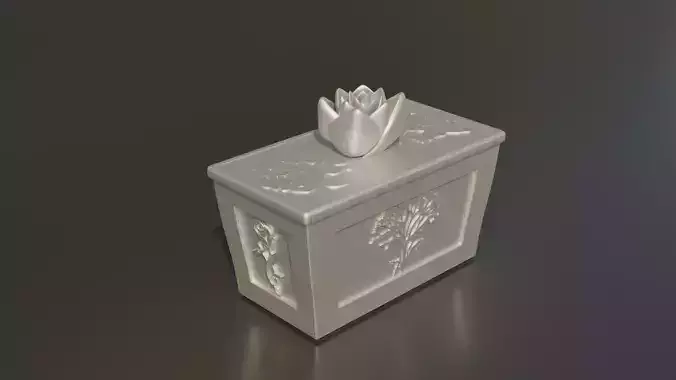Rose Container with Lid