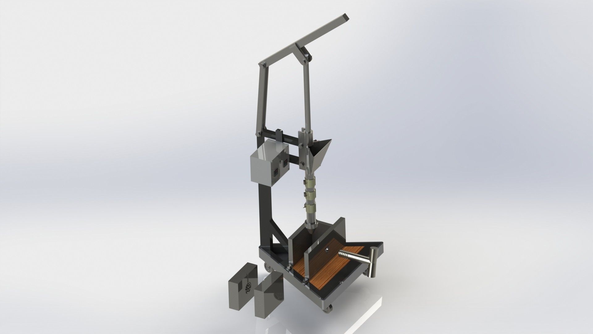 Injection Molding Machine -Mini 3D model_1