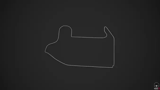 Las Vegas Street Circuit - USA - 3D Printable 3D print model