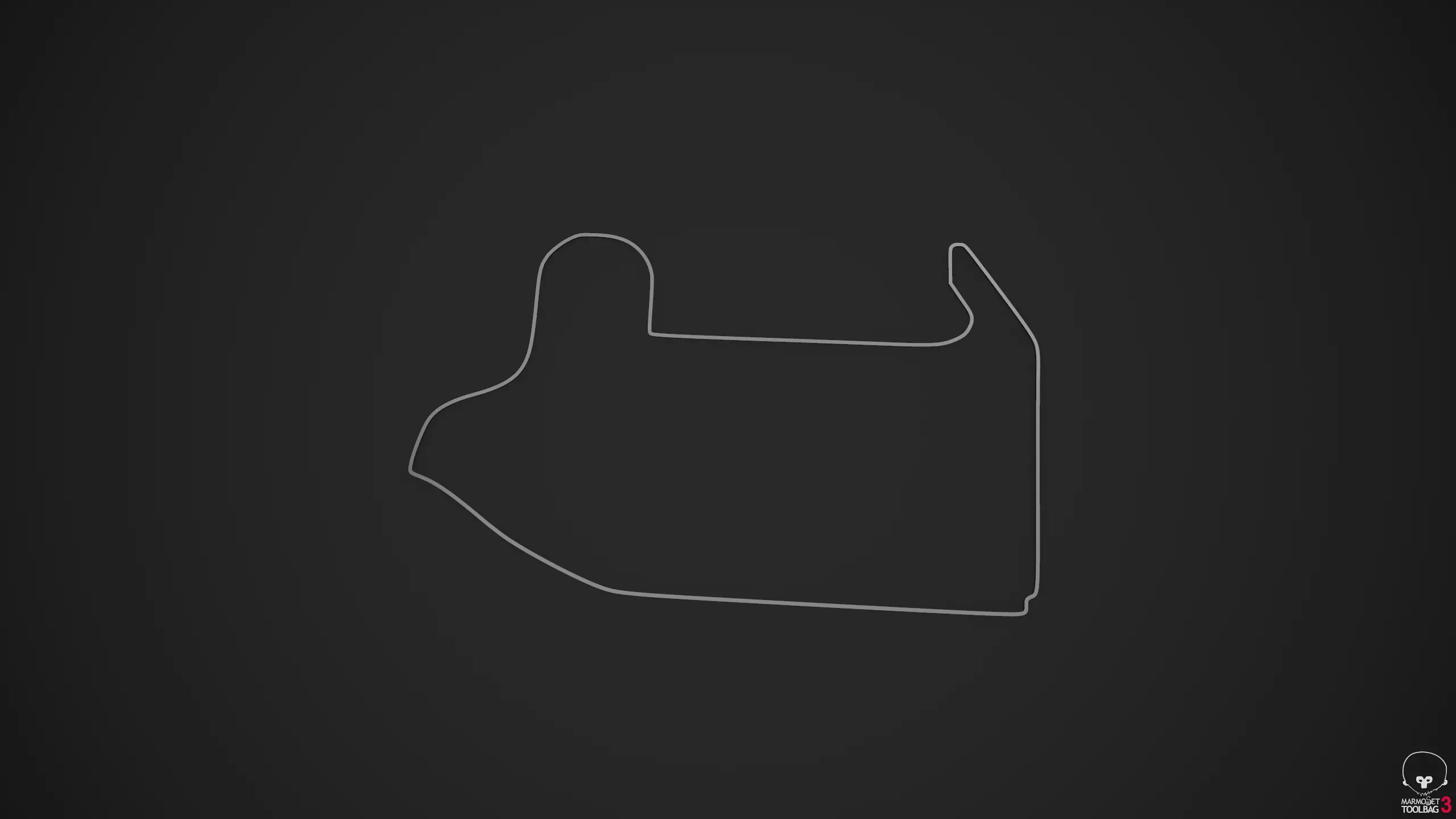 Las Vegas Street Circuit - USA - 3D Printable 3D print model_0