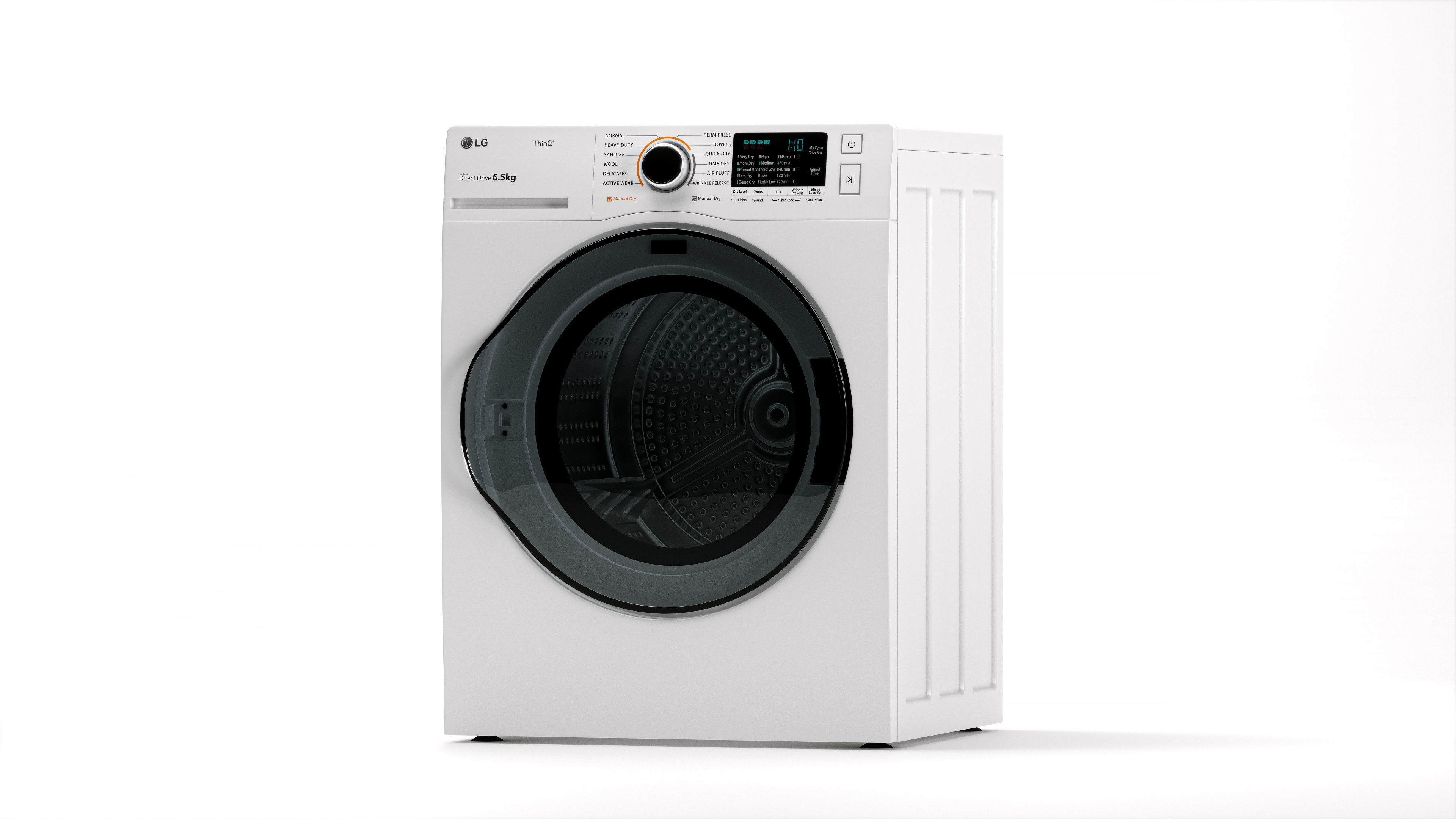 LG Front Load Washing Machine 3D model_1