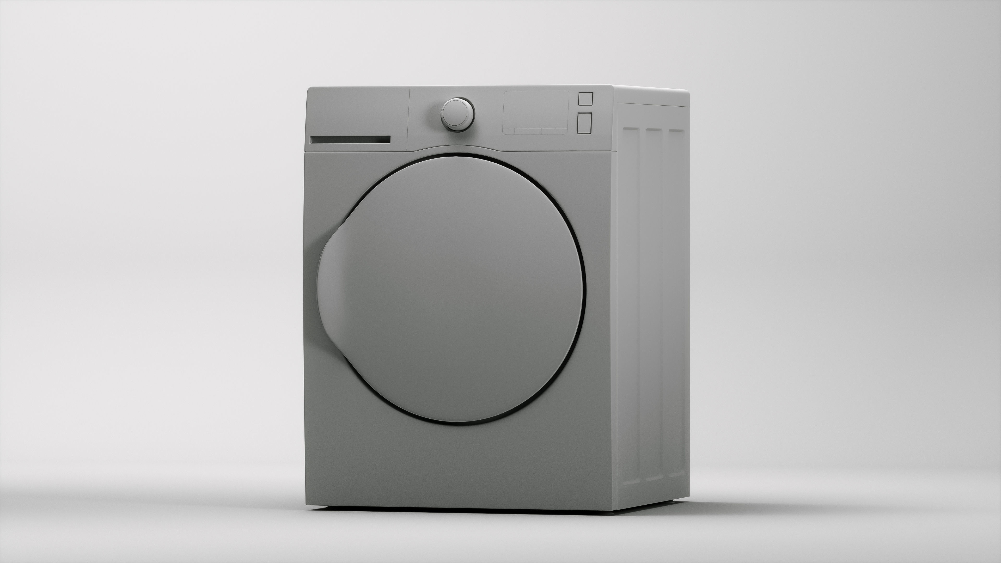 LG Front Load Washing Machine 3D model_2