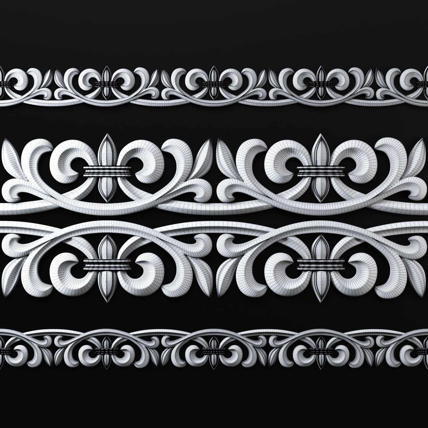 OZ-Trim Ornament 01 3D model_3