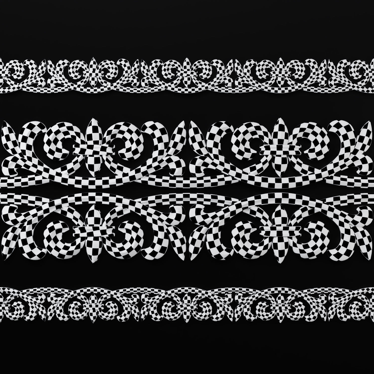 OZ-Trim Ornament 01 3D model_4