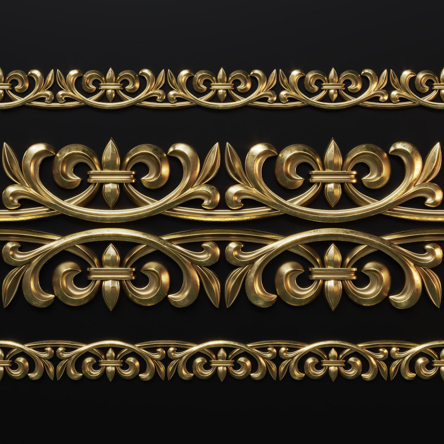 OZ-Trim Ornament 01 3D model_1