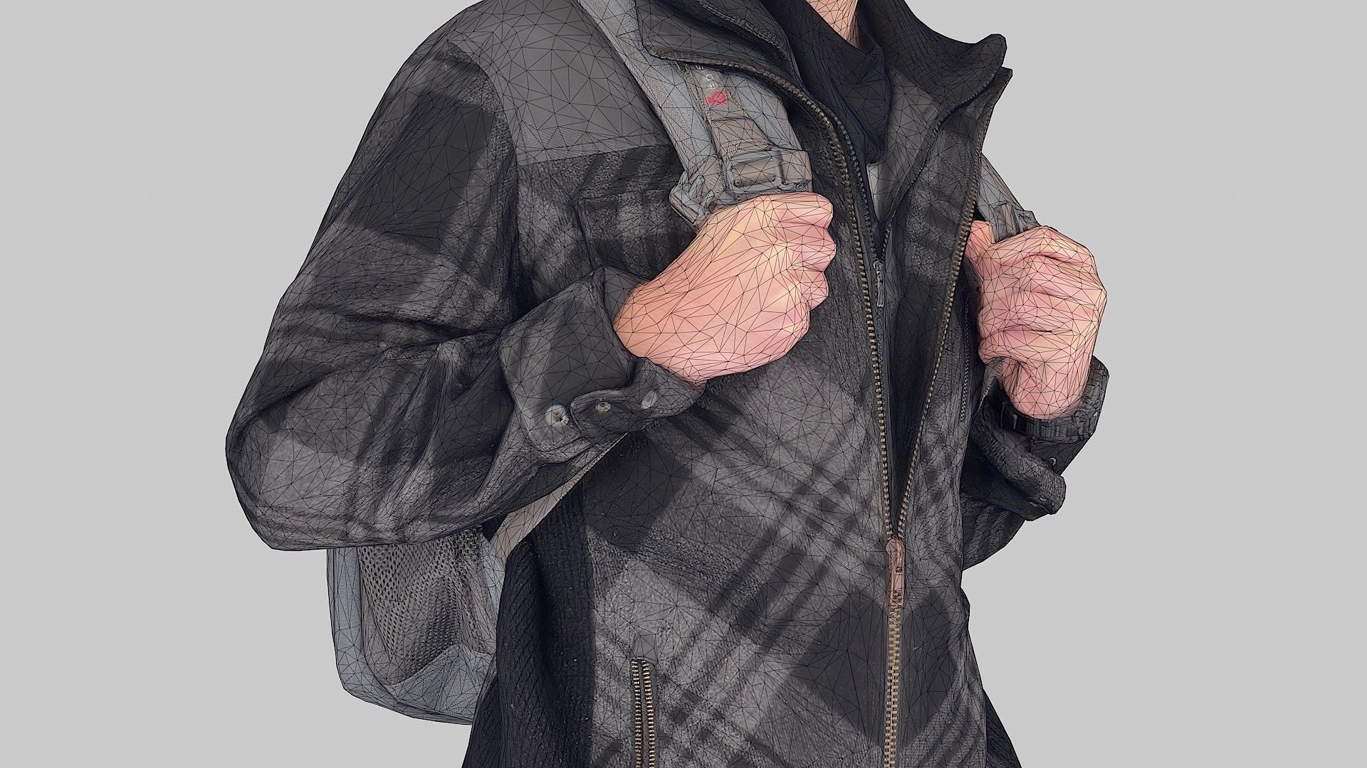 Student of Autumn Steps 3D model_10