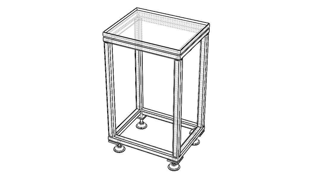 Custom Workpiece Support Stand 3D model_23